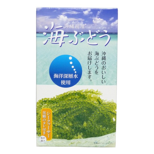 Deep ocean water use Okinawa Prefecture sea grapes 60gX3 boxes
