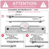 B BELK Compatible with MacBook Air 13 inch Case 2021