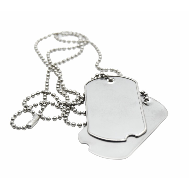 WW2 Dog Tags Blanks - pre 1965 Exact Replica -