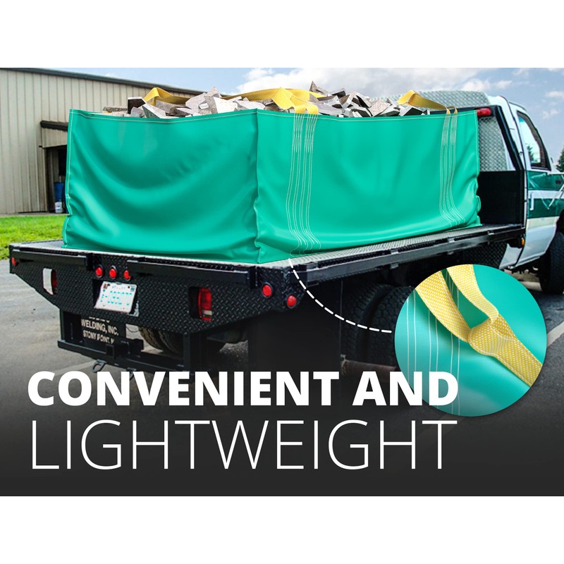 Skywin Dumpster Bag, 2 Pack Foldable and Reusable Trash Bag
