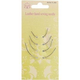 Set of 4 Home Sewing Curved Upholstery Needles Needles for Upholstery, Leather, Carpet Canvas Repair, Sliver Sewing Sharp Needles