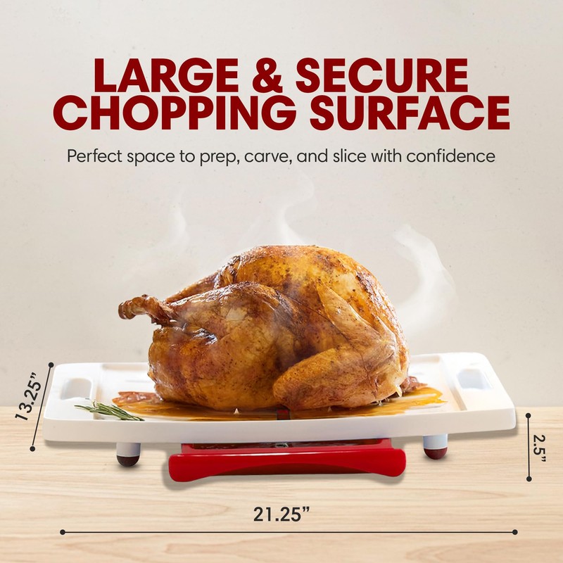 XL Deluxe Meal Prep System Cutting Board - Large Carving