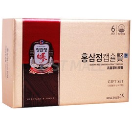 Jeonggwanjang Hongsamjeong Capsule Gift Set 100 Capsules X 2 Costco / 정관장 홍삼정 캡슐 현 선물세트 100캡슐 X 2개 코스트코