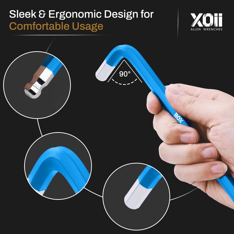 Xoii Premium allen wrenches Sets 22PCS (Metric & SAE) –