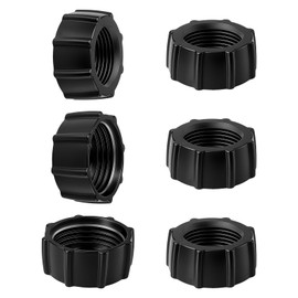 6 Pcs Tightening Nut for Replacement Car Mount Screw On, 0.67"/17mm Tightening Ring Car Phone Mount Replacement Parts, Ball Joint Fixed Adapter Ring for Phone DVR Camcorder Wireless Charger