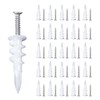 Plasterboard Wall Plug, 25PCS Drywall Anchor, (10 * 32mm) plaster