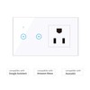Wifi Smart Wall Outlet 2 in 1 Convenient Voice APP