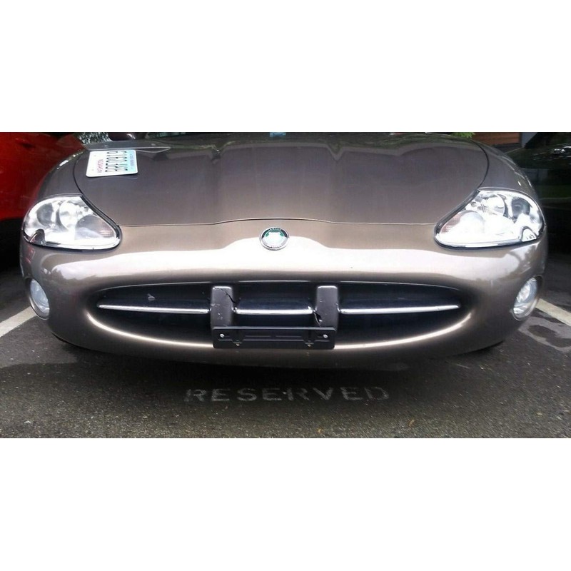 2 Front License Plate Tag Holder Mounting Adapter Bumper Kit