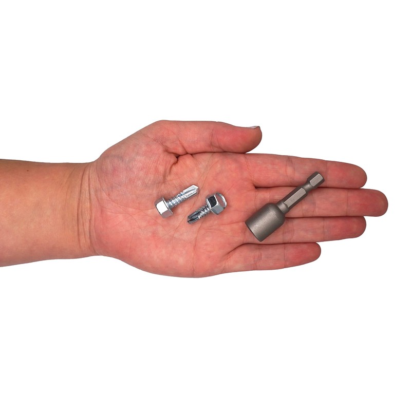 SKIR'CO (Pack of 100) DIN 7504K Galvanised Steel 6.3 x
