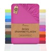 NatureMark Jersey Fitted Sheet, 100% Cotton in Many Sizes and