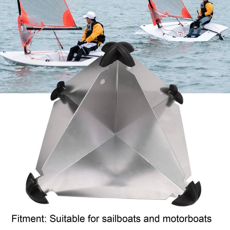 Marine Aluminium Reflector, Octahedral Boat Reflector for Sailboat Motorboat, 12