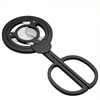 Black Windmill Cigar Cutter Stainless Steel Sharp Double Cut Blade