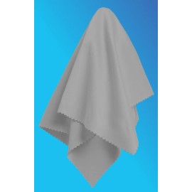 Cystal Clear Oversized Microfiber Cleaning Cloth 20" X 20" for TV Screens Lens Phone (Black) - Light Gray