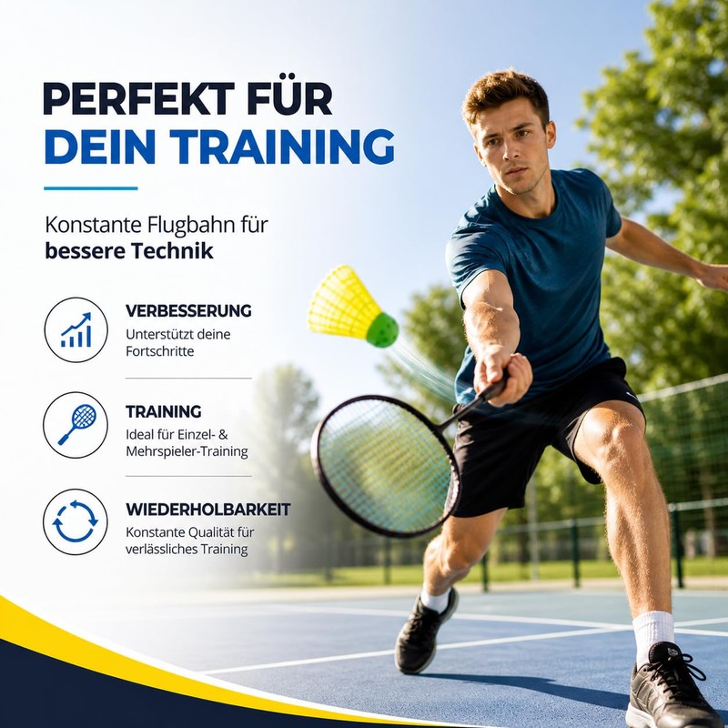 TK Gruppe Timo Klingler 5 x Speed Badminton Shuttlecocks Fast
