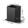 Happybuy 4x4 Post Base, 2 Pcs, Inner Size 3.6"x3.6", Heavy