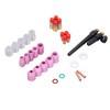 TIG Welding Torch Accessories Glass Cups Gas Lens Chuck Alumina