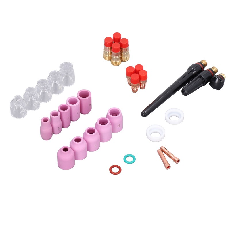 TIG Welding Torch Accessories Glass Cups Gas Lens Chuck Alumina