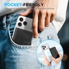 SHIELDON for MagSafe Genuine Leather Magnetic Phone Wallet, Minimalist RFID