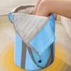 Foot Soaking Bucket,Foldable Foot Bath Basin Foot Wash Bag with