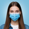 500 Pcs Blue Disposable Face Masks, 3 Ply Face Masks