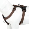 Plutus Pet Adjustable No Pull Dog Harness with Leather Accents,