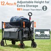 TIMBER RIDGE 350L Extra Large Collapsible Folding Wagon Carts with
