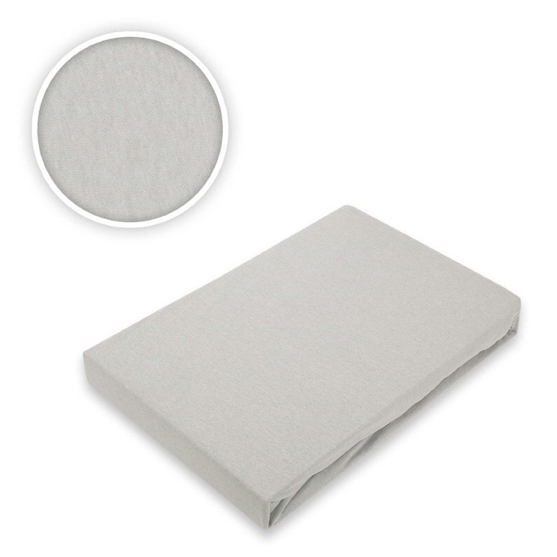 Exclusive Home Textile Jersey Fitted Sheet Elasticated Edging, 120 x