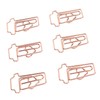 100pcs Paper Clips Innovative Cute Rose Coffee Cup Shape Reusable