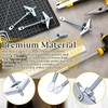 Silkfly 25 Pcs 1/4 x 4 Inch Eye Lag Toggle
