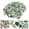 NUOBESTY 200g Green Broken Tiles Mixed DIY Tiles Ceramic Set