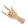 Wood Mannequin Hand Flexible Joints Fingers Drawing Mannequin Hand for