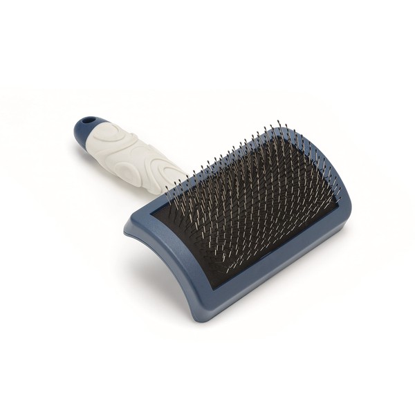 Mikki Slicker Brush for Smoothing Dog & Puppy Fur and Coat Changing Brush for Poodle Crosses such as Cockapoos, Labradoodles, Cavapoos, Maltipoos and Golden Doodles
