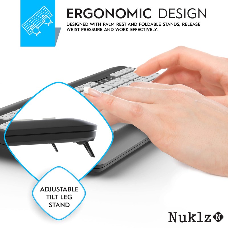 Nuklz N Magnus 325 | Wireless Large Print Full Size