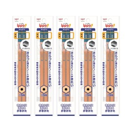Tombow Pencils, Erasable Clean, 2B, Natural, Pack of 10 (2 Pens x 5 Pack) ACJ-263-5P