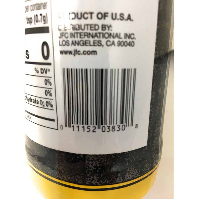 JFC Roasted Black Sesame Seeds Iri Goma, 8 oz