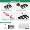 CRMCC 17" x 10" Lawn Leveling Rake with 78" Adjustable