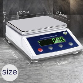 Hochice High Precision Lab Gram Counting Scale Scientific Analytical Laboratory Balance Digital Electronic Scale Jewelry Scales 1000gx0.01g Accurate with RS232 Port