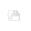 BHRUSO Replace 770301 Paper Towel and Toilet Tissue Dispenser Key