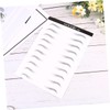 Beavorty Eyebrow Stencil Kit Hair-like Simulation Stickers Makeup Tools Curved