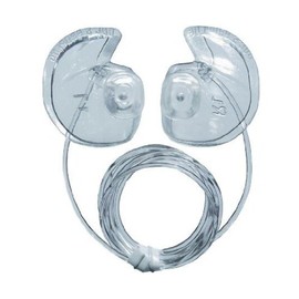 Docs ProPlugs - Preformed Vented Earplugs (Pair) Clear with Leash - XX-Large