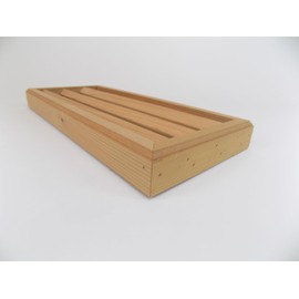 Miller Shingle Clear Cedar Foundation Vent with Louvers - 16 inch x 7 inch