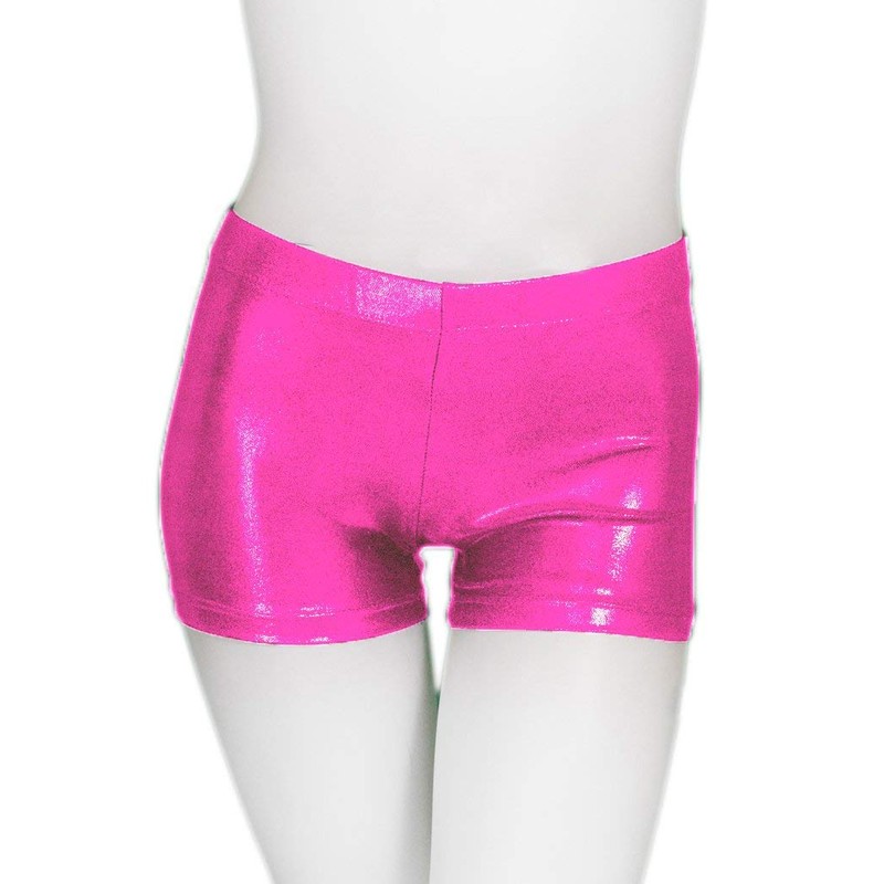 Aosva - Pantalones cortos de gimnasia para niñas pequeñas de