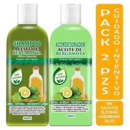 Shampoo Y Acondicionador De Bergamota 500ml C/u