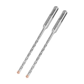 HILPATY SDS Plus Masonry Drill Bits 5.5 x 160mm x 2pcs Tungsten Carbide Cross Tip Rotary Hammer Drill bit for Masonry, Concrete, Brick Wall, Cement, Stone