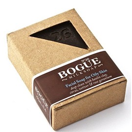 Bogue Milk Soap -Excess Oil and Toxin Removing Citrus, Vetiver and Rose Geranium Essential Oils with Kaolin Clay-No.26 Facial Bar for Oily Skin