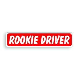 Magnum Magnetic Magnet magnetic Sign ROOKIE DRIVER new student training drivers education car