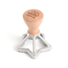 Marcato SC-S65-CLS Star Shape 65 mm Ravioli Mould, Aluminium, Silver