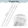 6 Pcs Spring Drawstring Threader Tool,Metal Elastic Rope Threader Clip,Drawstring