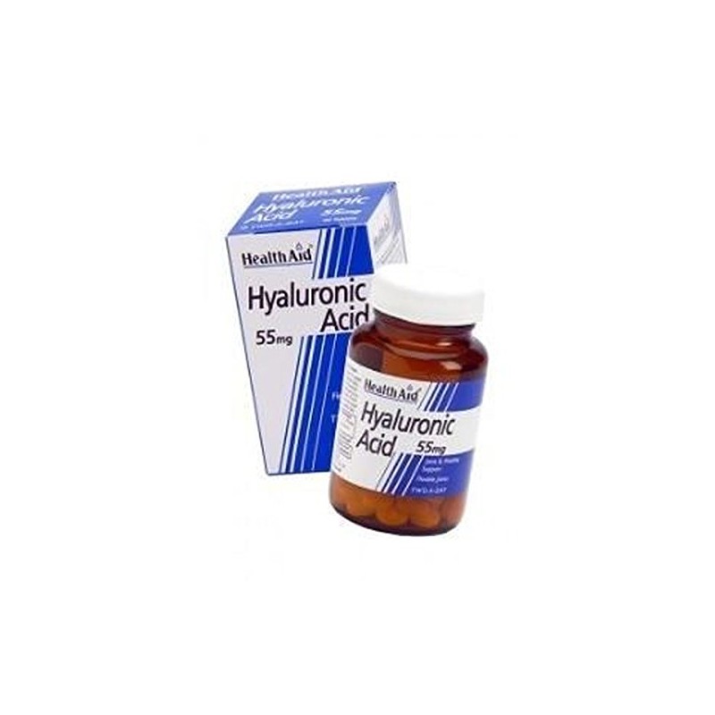 Hyaluronic Acid 55 mg 30 Tablets of Health Aid