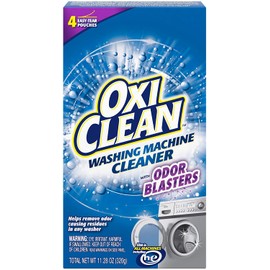 OxiClean Washing Machine Cleaner with Odor Blasters, 4 Count